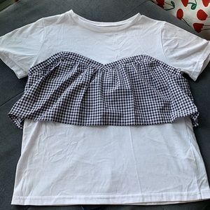 Izzue-Gingham Top-S-$25